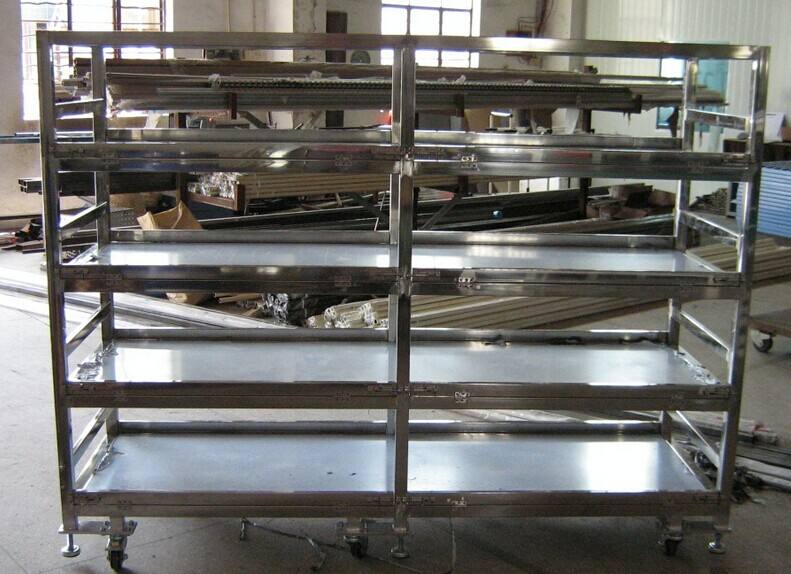 不（bú）鏽鋼貨架